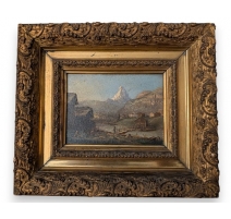 Petit tableau "Zermatt"