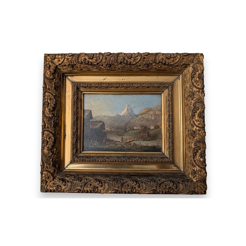 Petit tableau "Zermatt"