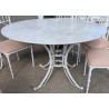 Ensemble de jardin en fonte d'aluminium