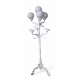 Lampadaire à 4 lumières fonte d'aluminium