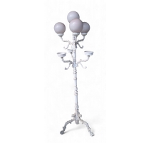 Lampadaire à 4 lumières fonte d'aluminium