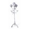 Lampadaire à 4 lumières fonte d'aluminium