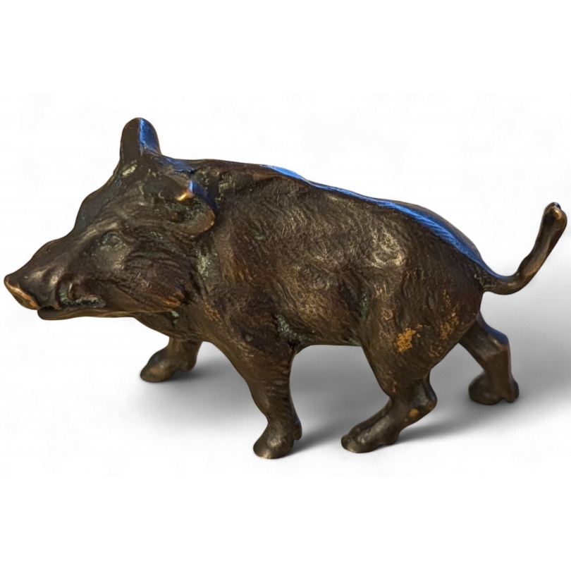 Petit sanglier en bronze
