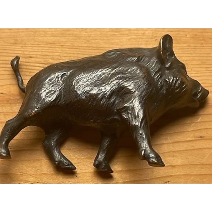 Petit sanglier en bronze