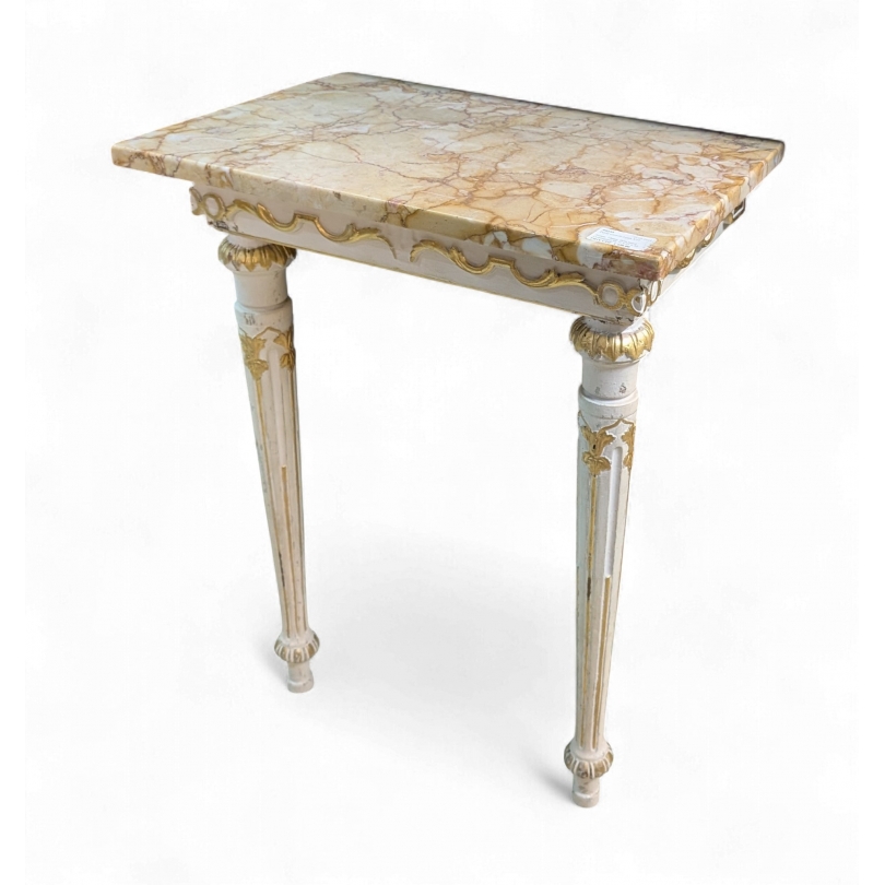 Small white Louis XVI console