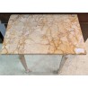 Small lacquered Louis XVI console table with a marble top by  Moinat SA  - Antiques and interior design