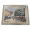 Tableau "Place du Molard" signé G. DJAKELI