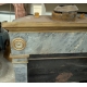 Paris fireplace, Directoire, brass and marble.