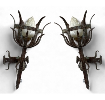 Pair of sconces.