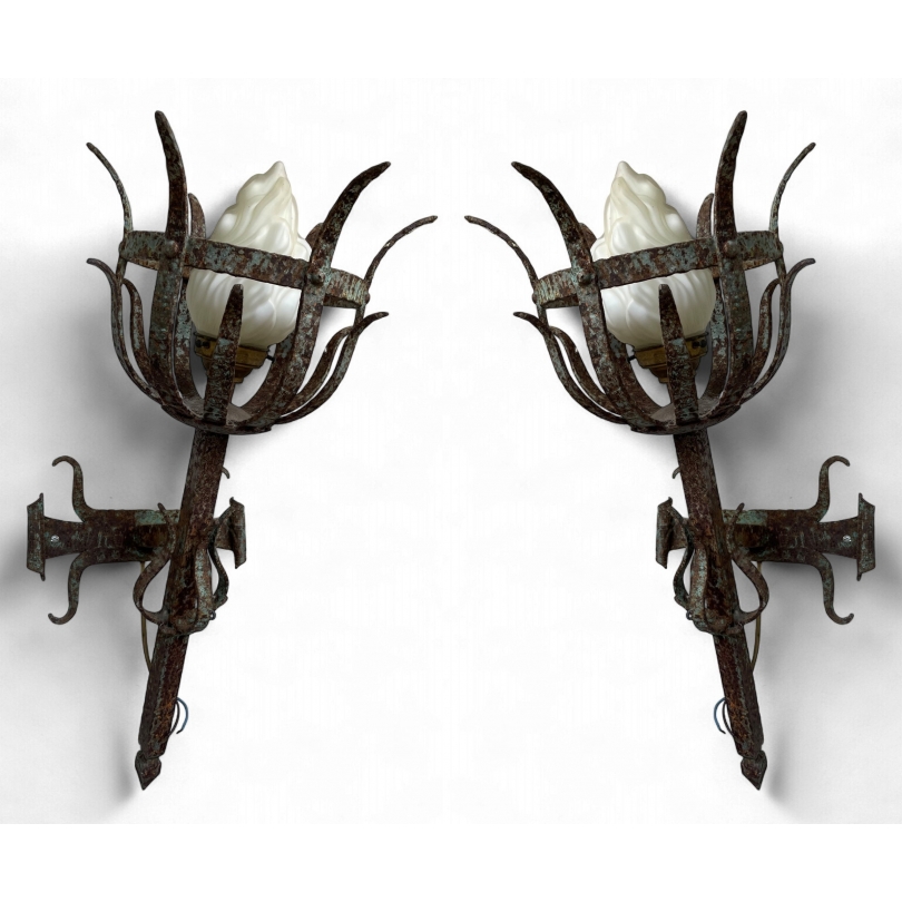 Pair of sconces.