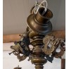 Lustre Hollandais à 6 lumières, décor sirènes