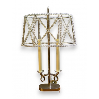  Lampe de 1940 argentée sur  Moinat SA  - Antiquités décoration