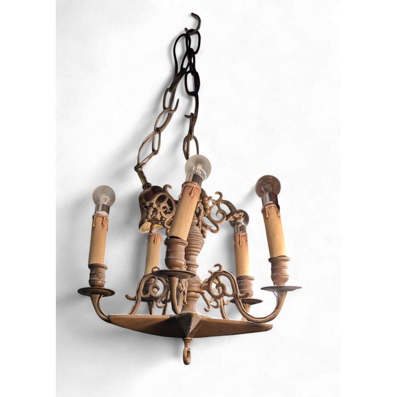 Petit Lustre Hollandais en bronze