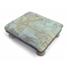 Tabouret de pieds en tapisserie