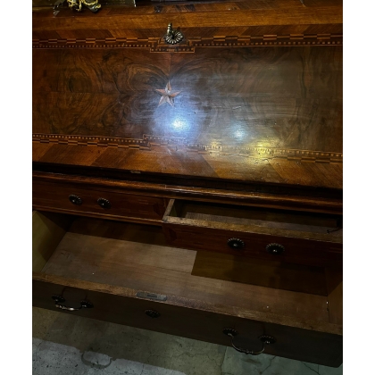 Bureau-Commode anglais à 5 tiroirs