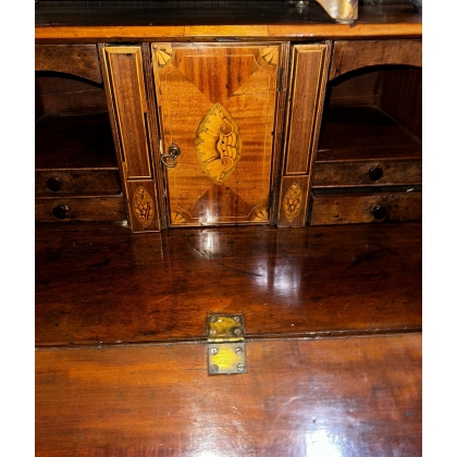 Bureau-Commode anglais à 5 tiroirs
