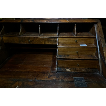 Inlaid chest-of-drawers desk