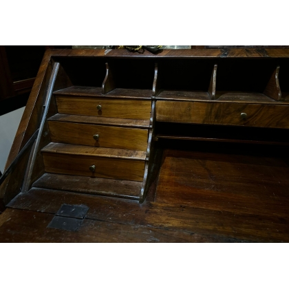 Inlaid chest-of-drawers desk