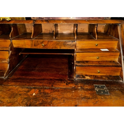 Inlaid chest-of-drawers desk