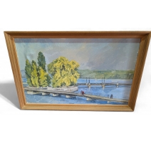 Tableau "Pont des Bergues" par Hélène HANTZ