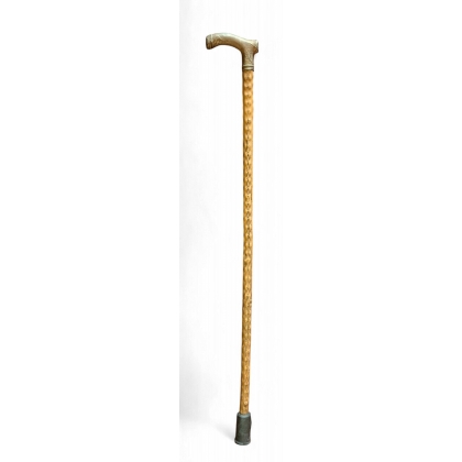 Walking stick with an 800 silver handle