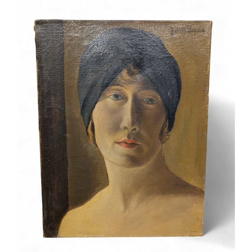 Tableau "Portrait" signé Juliette BENDIX