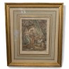 Gravure "Interieur" par BOUCHER