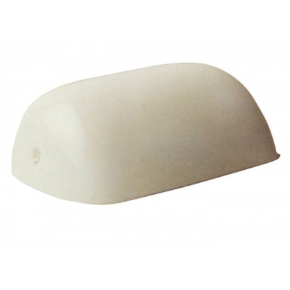 Globe en verre pour lampe de banquier, Blanc