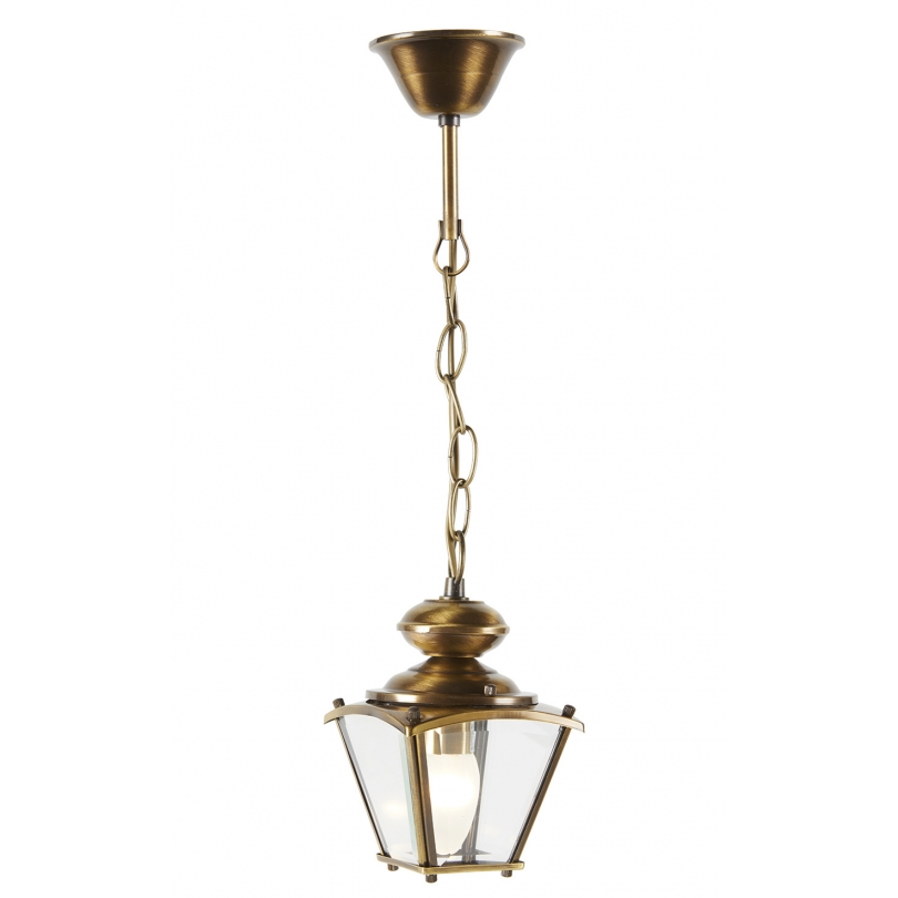 Petite lanterne carrée en laiton