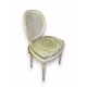 Chaise style Louis XVI laquée