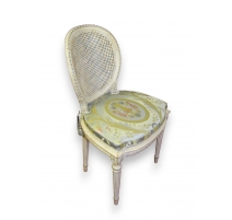 Chaise style Louis XVI laquée