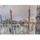 Painting "View of Venice" sign