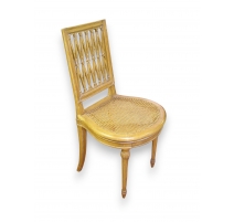 Chaise style Louis XVI cannée BARVILLE