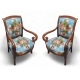 Pair of Louis-Phil. armchairs