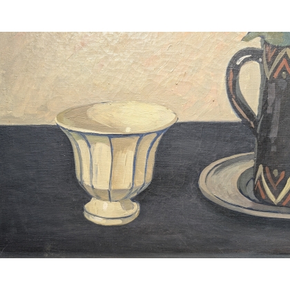 Paintings | Painting entitled ‘Bouquet of Flowers’ signed DELACHAUX Moinat SA  – Antiques and home décor