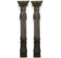 Paire de colonnes Louis XVI.