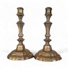 Pair of Regency-style candlesticks in gilded bronze by  Moinat SA  - Antiques and home décor