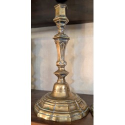 Pair of Regency-style candlesticks in gilded bronze by  Moinat SA  - Antiques and home décor