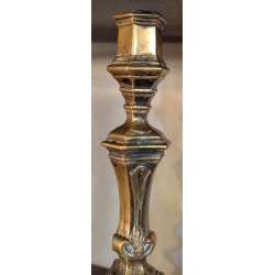 Pair of Regency-style candlesticks in gilded bronze by  Moinat SA  - Antiques and home décor
