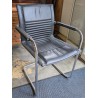 Fauteuil cuir noir par ART COLLECTION