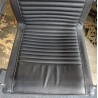 Fauteuil cuir noir par ART COLLECTION