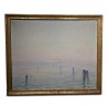 Tableau \"Venise\" signé Alf. BOLLE 1921