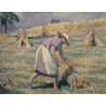 Tableau \"Les moissons\" signé David BURNAND