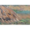 Tableau \"Les moissons\" signé David BURNAND