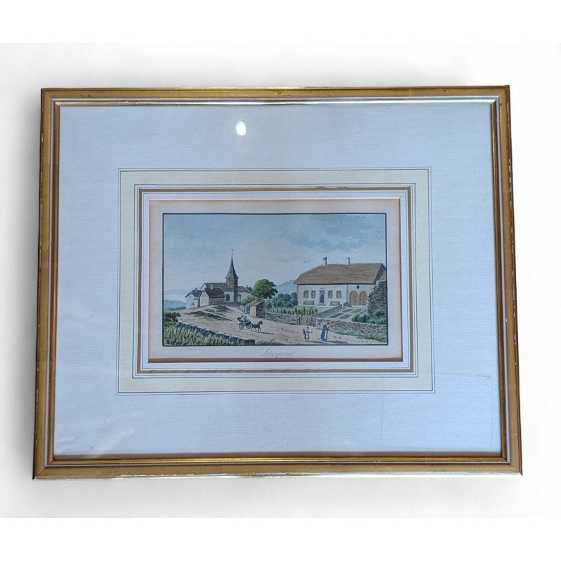 Swiss print "Cure of Weibel",