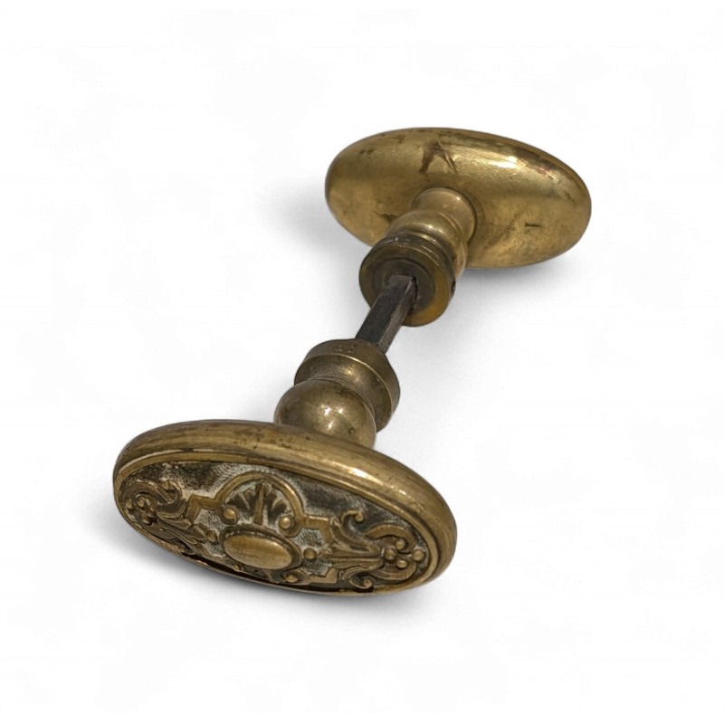 Geneva-style brass handle