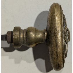 Geneva-style brass handle