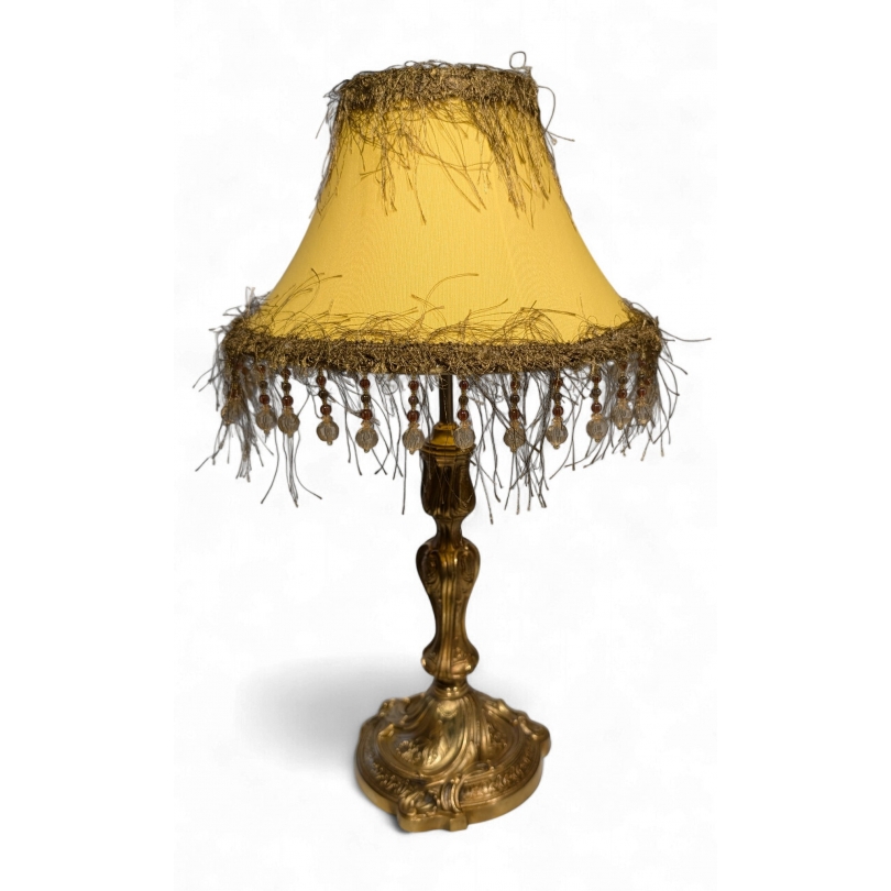 Louis XV candlestick converted into a lamp