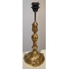 Louis XV candlestick converted into a lamp