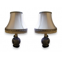 Paire de lampes chinoises